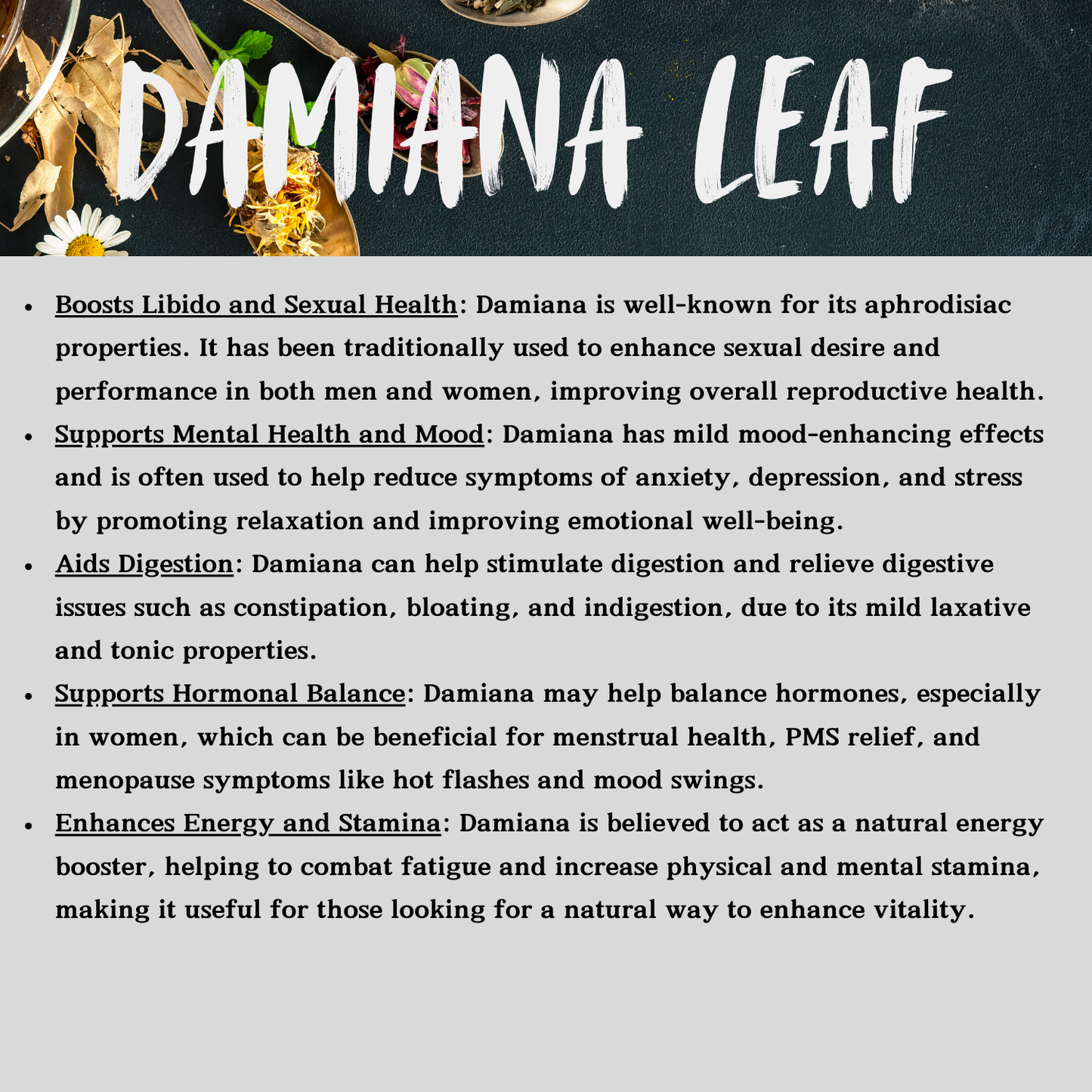 Damiana Leaf