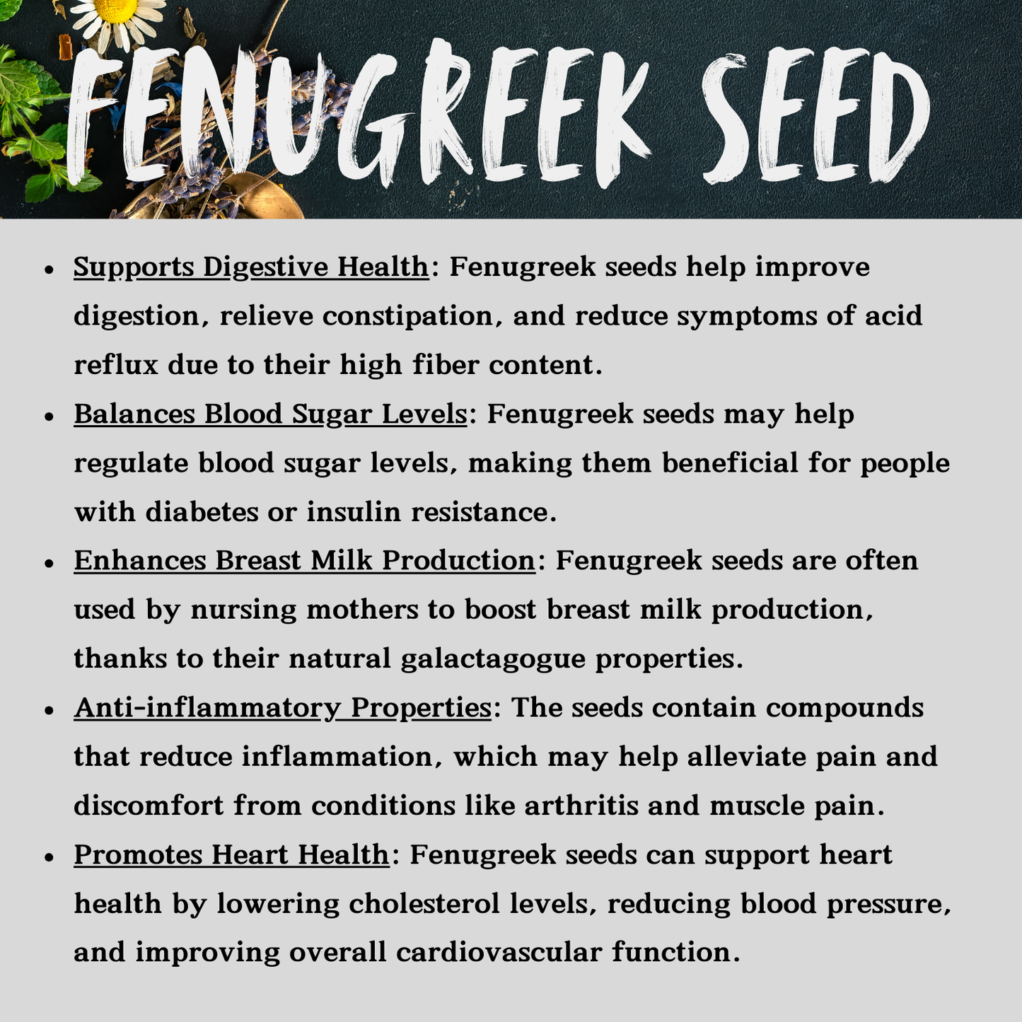 Fenugreek Seed