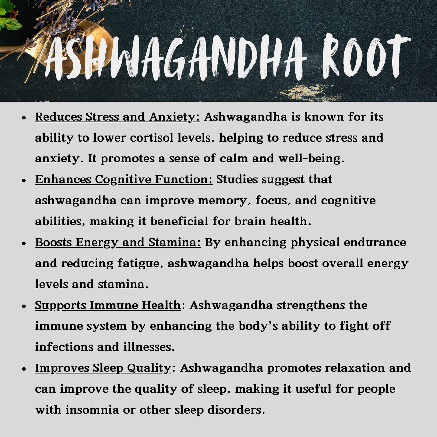 Ashwagandha Root